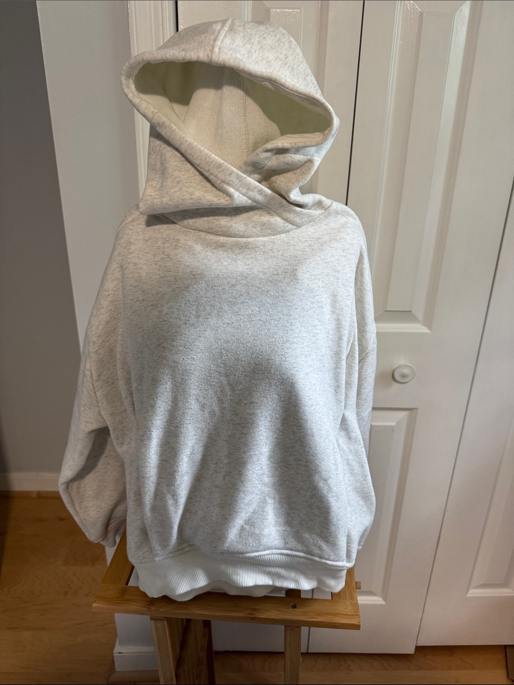 Athleta Cream Pullover Hoodie